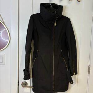 Miss Sixty M60 Black Funnel Neck Coat Small